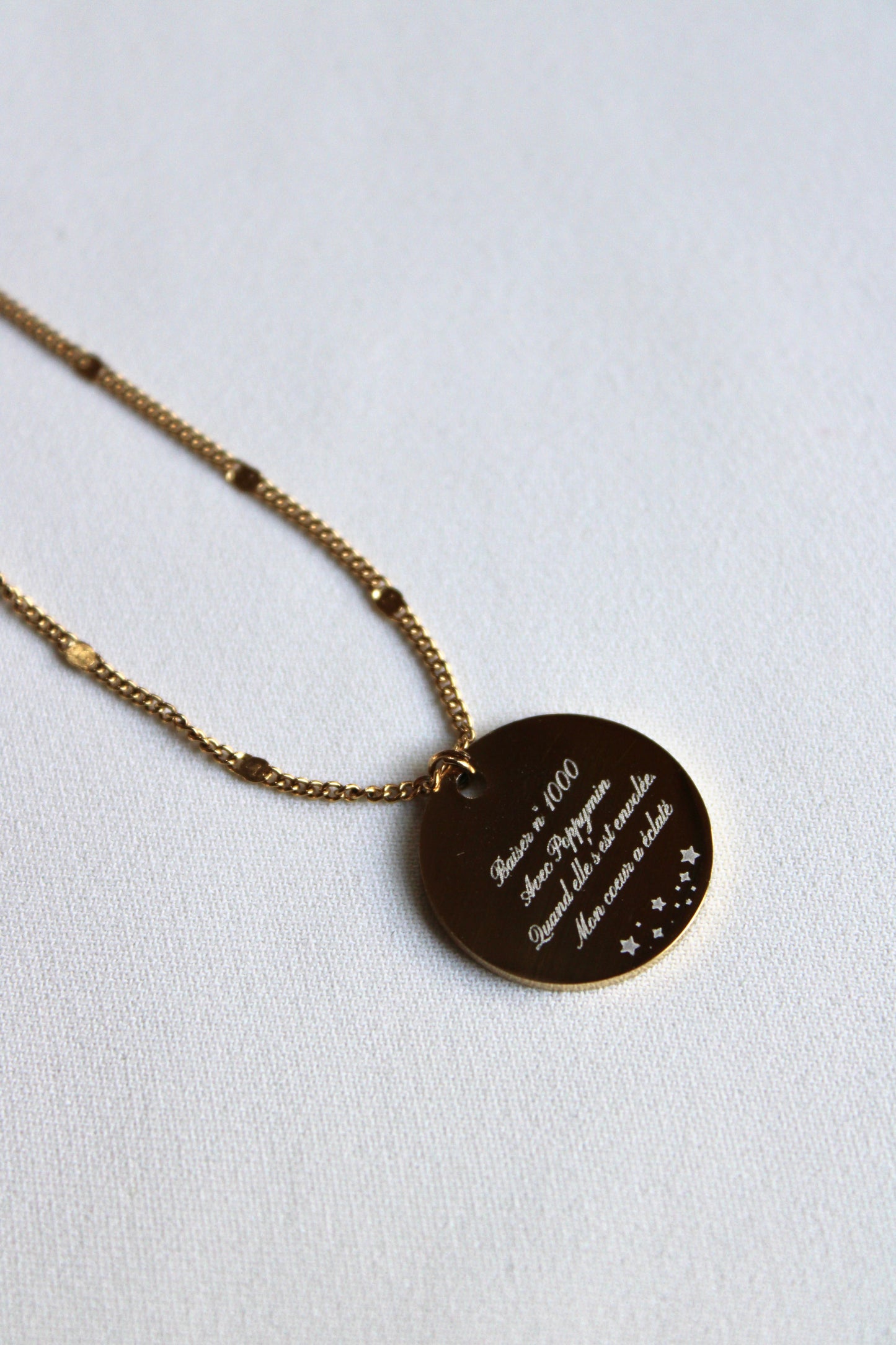 Collier pendentif Mille baisers pour un garçon Les Bijoux De Claclou