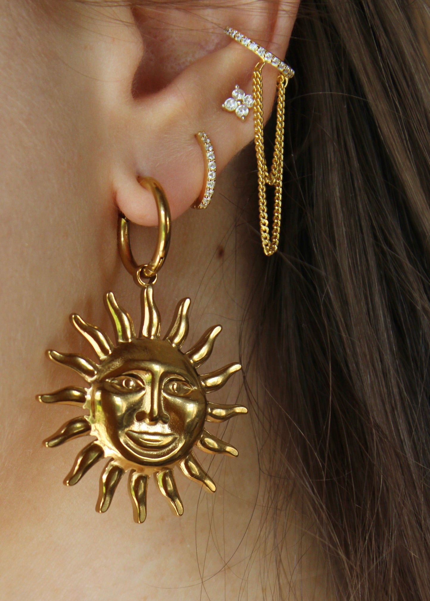 Boucles d’oreilles SOLAIRE Les Bijoux De Claclou