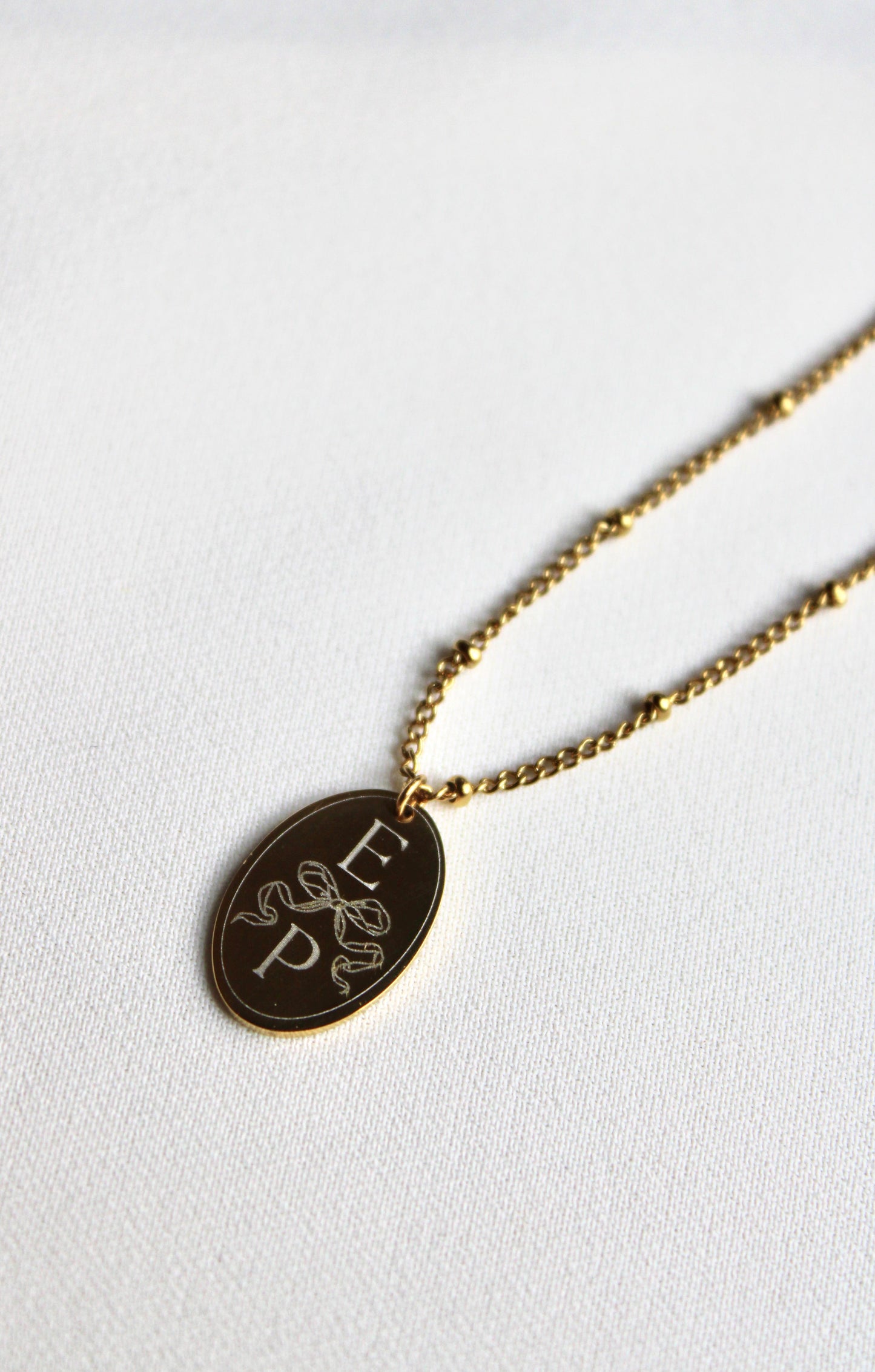 Collier gravé COQUETTE Les Bijoux De Claclou