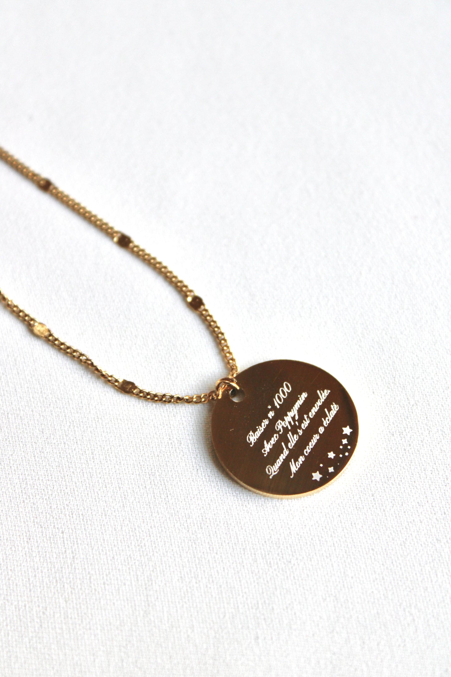 Collier pendentif Mille baisers pour un garçon Les Bijoux De Claclou