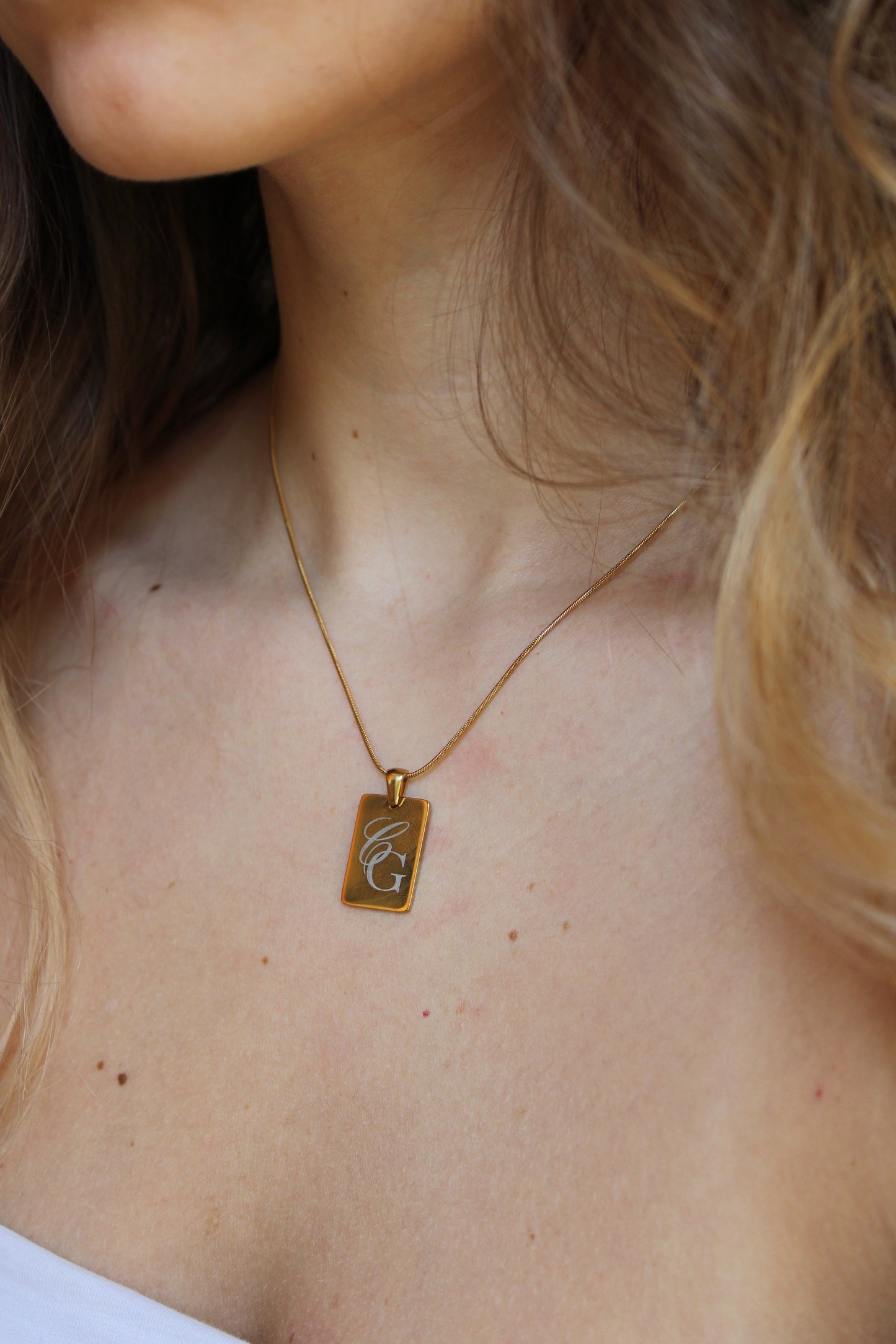 Collier gravé MINIMALISTE Les Bijoux De Claclou
