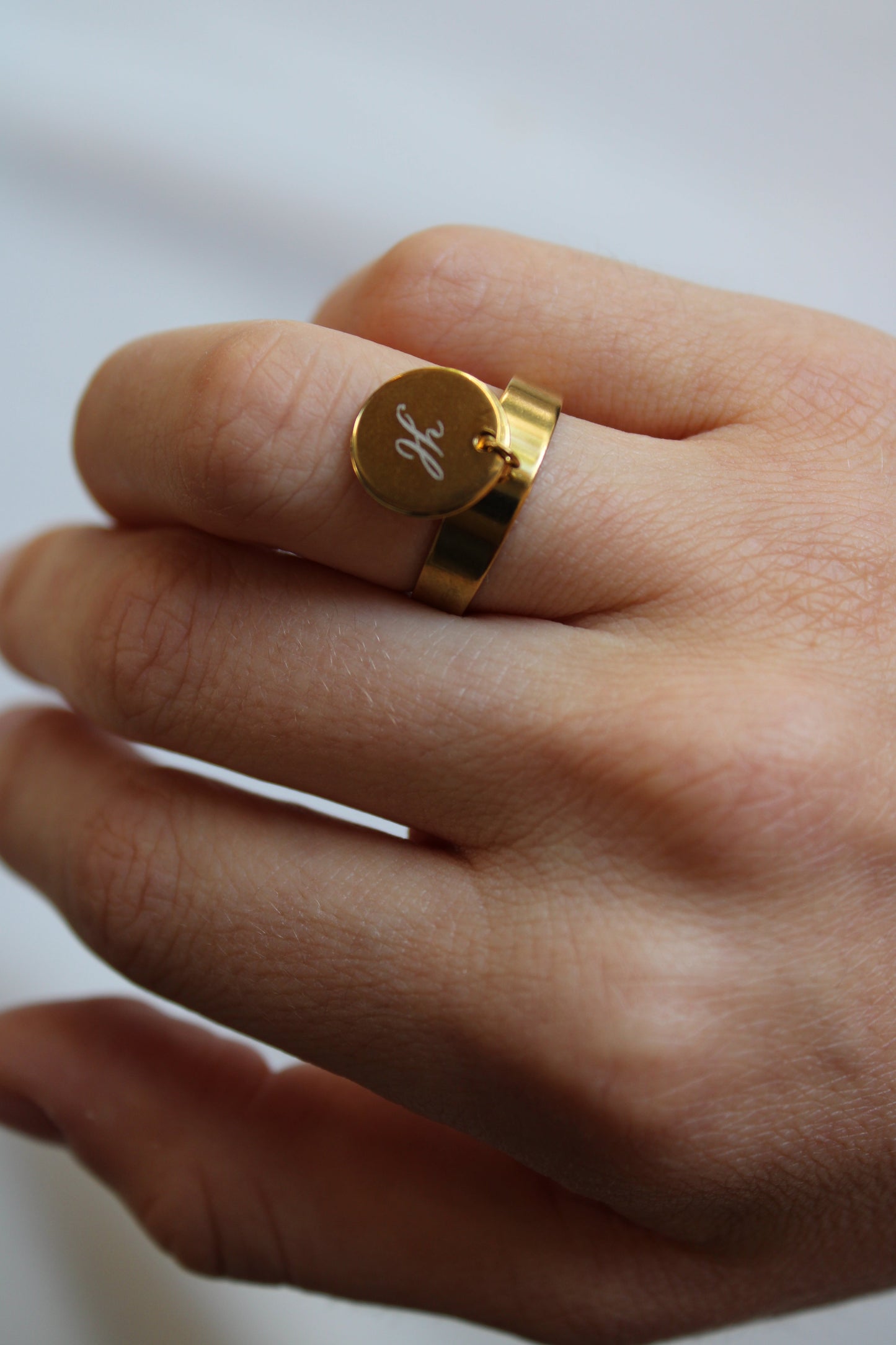 Bague gravée CHARMANTE Les Bijoux De Claclou