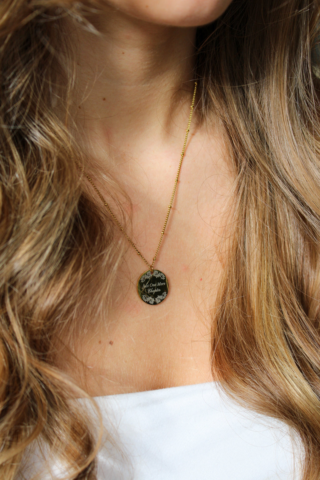 Collier Gravé - Âme de lectrice Les Bijoux De Claclou