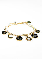 Bracelet Breloque Blanc dans Noir Les Bijoux De Claclou