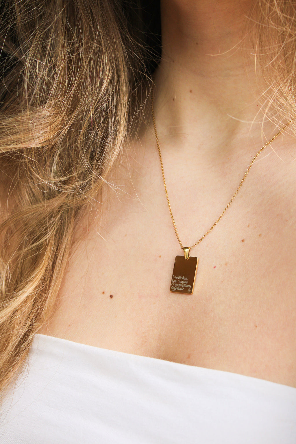 Collier Livre Citation Personnalisable Les Bijoux De Claclou