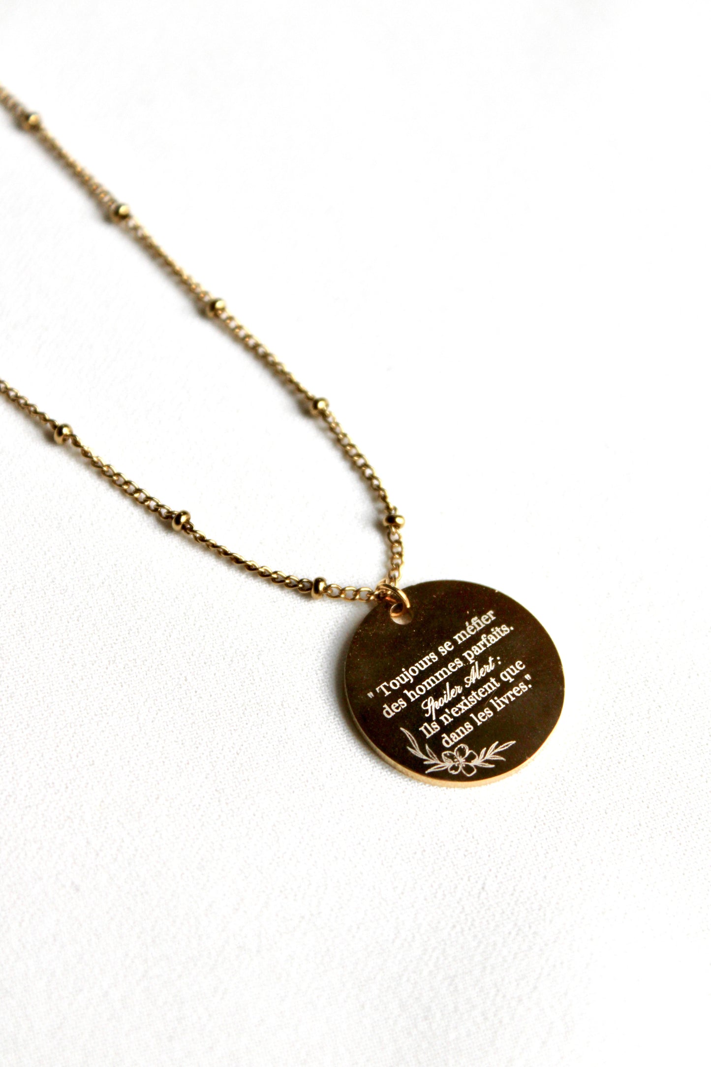 Collier pendentif UN PRINTEMPS POUR TE SUCCOMBER Les Bijoux De Claclou