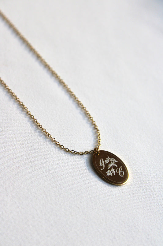 Collier gravé ÉPRISE Les Bijoux De Claclou