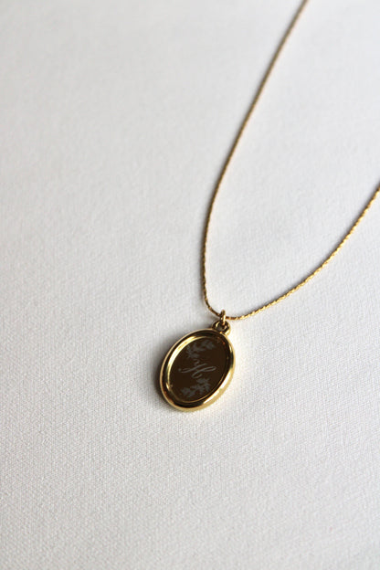 Collier gravé ÉLÉGANTE Les Bijoux De Claclou