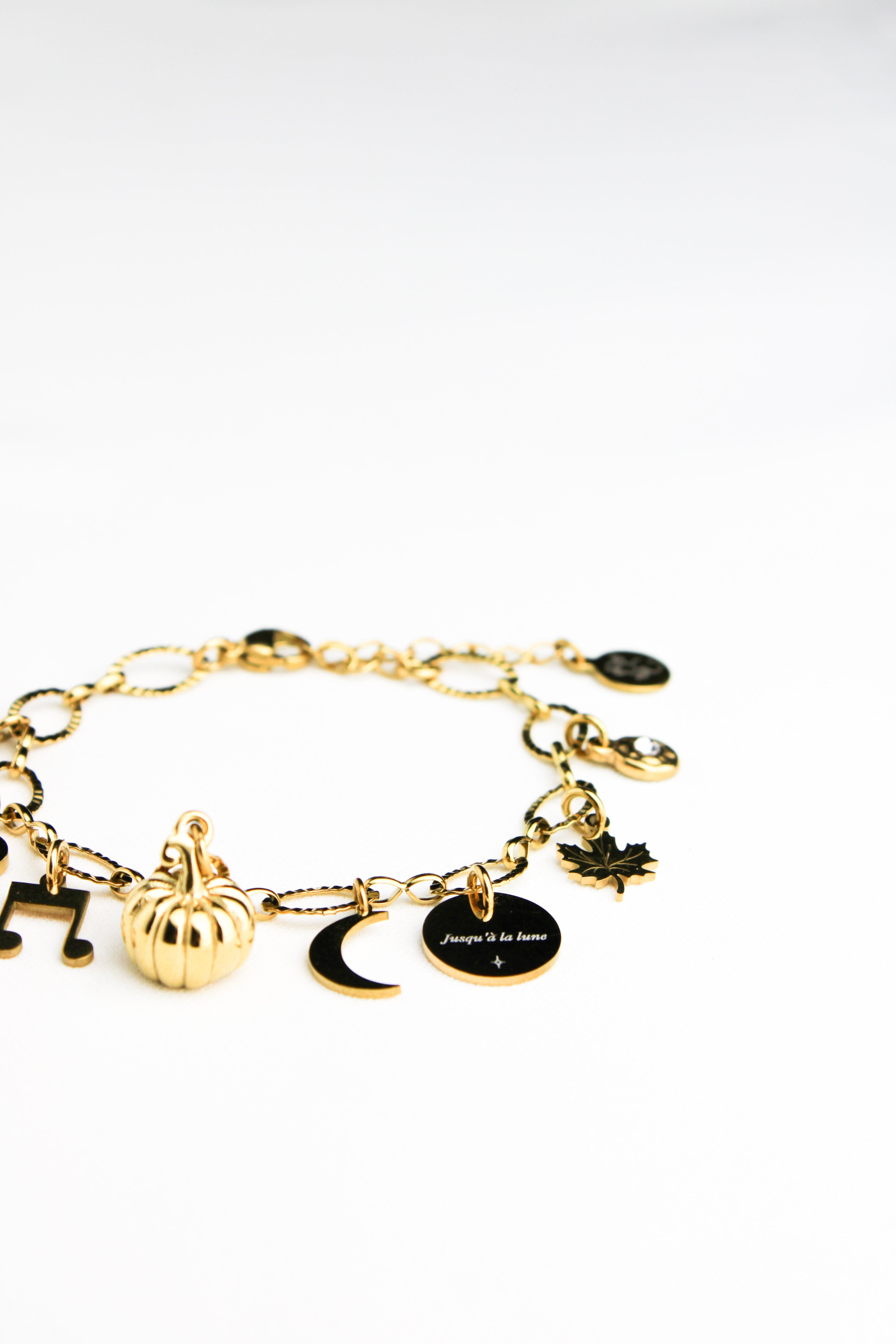 Bracelet Breloque FALL HEART - ÉDITION LIMITÉE Les Bijoux De Claclou
