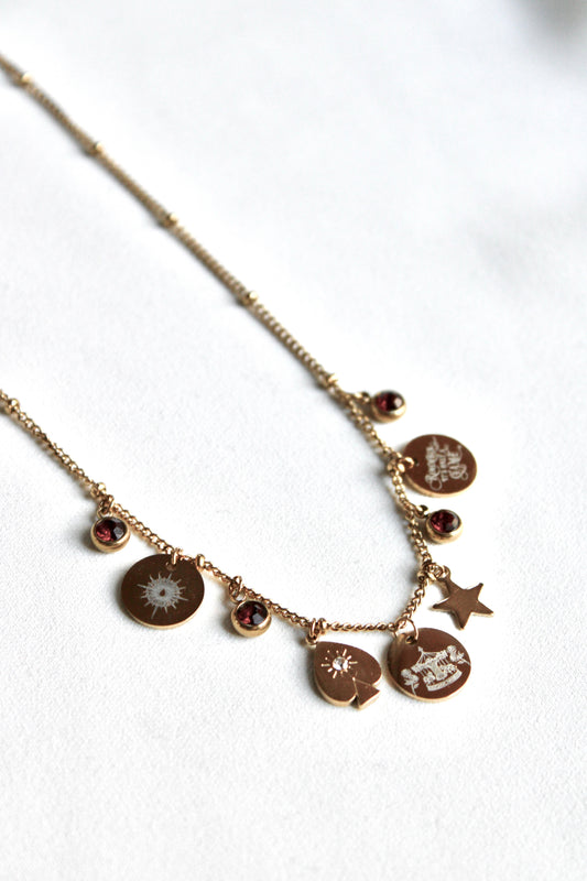 Collier breloques CARAVAL Les Bijoux De Claclou