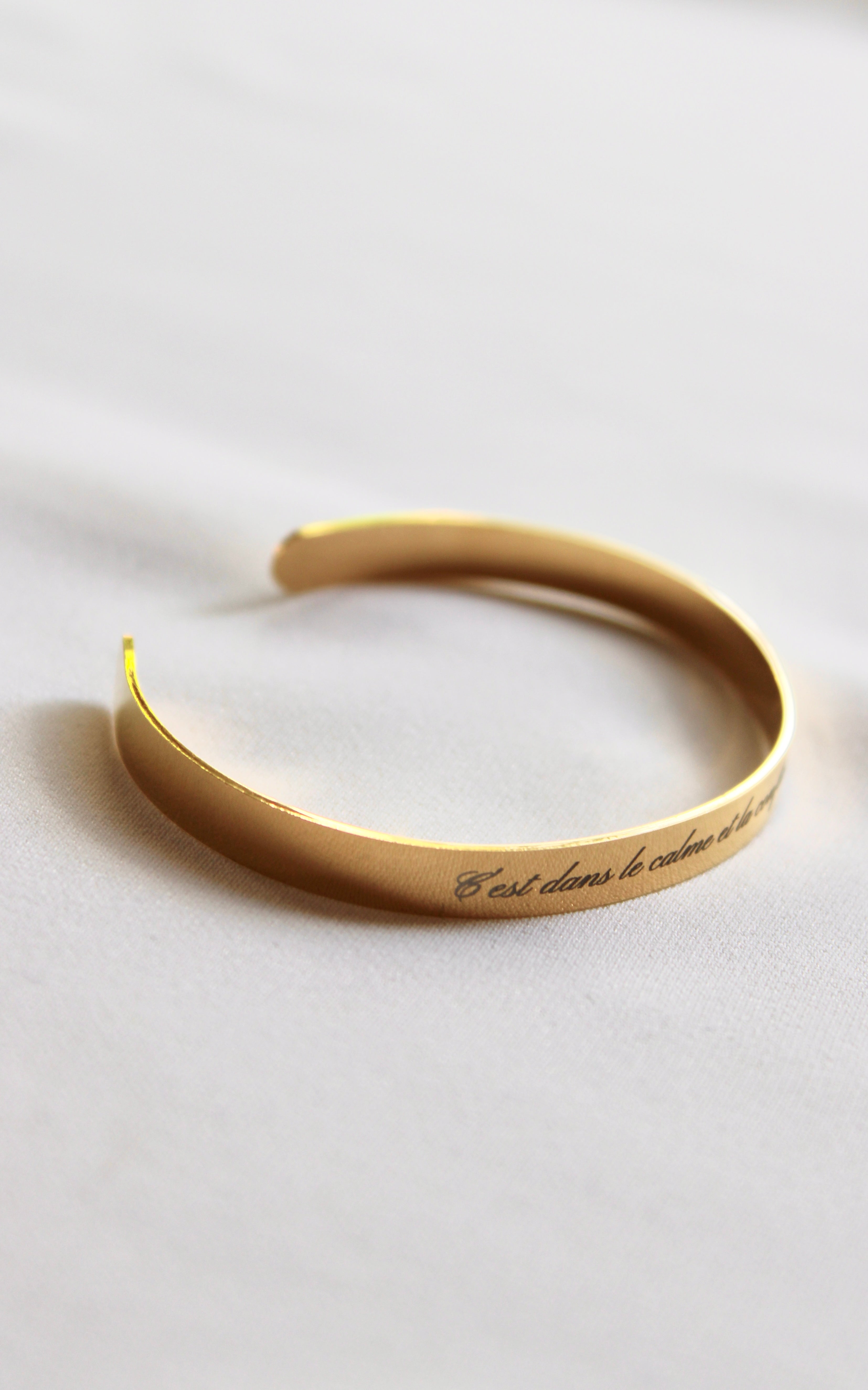 Jonc gravé DÉLICATE Les Bijoux De Claclou