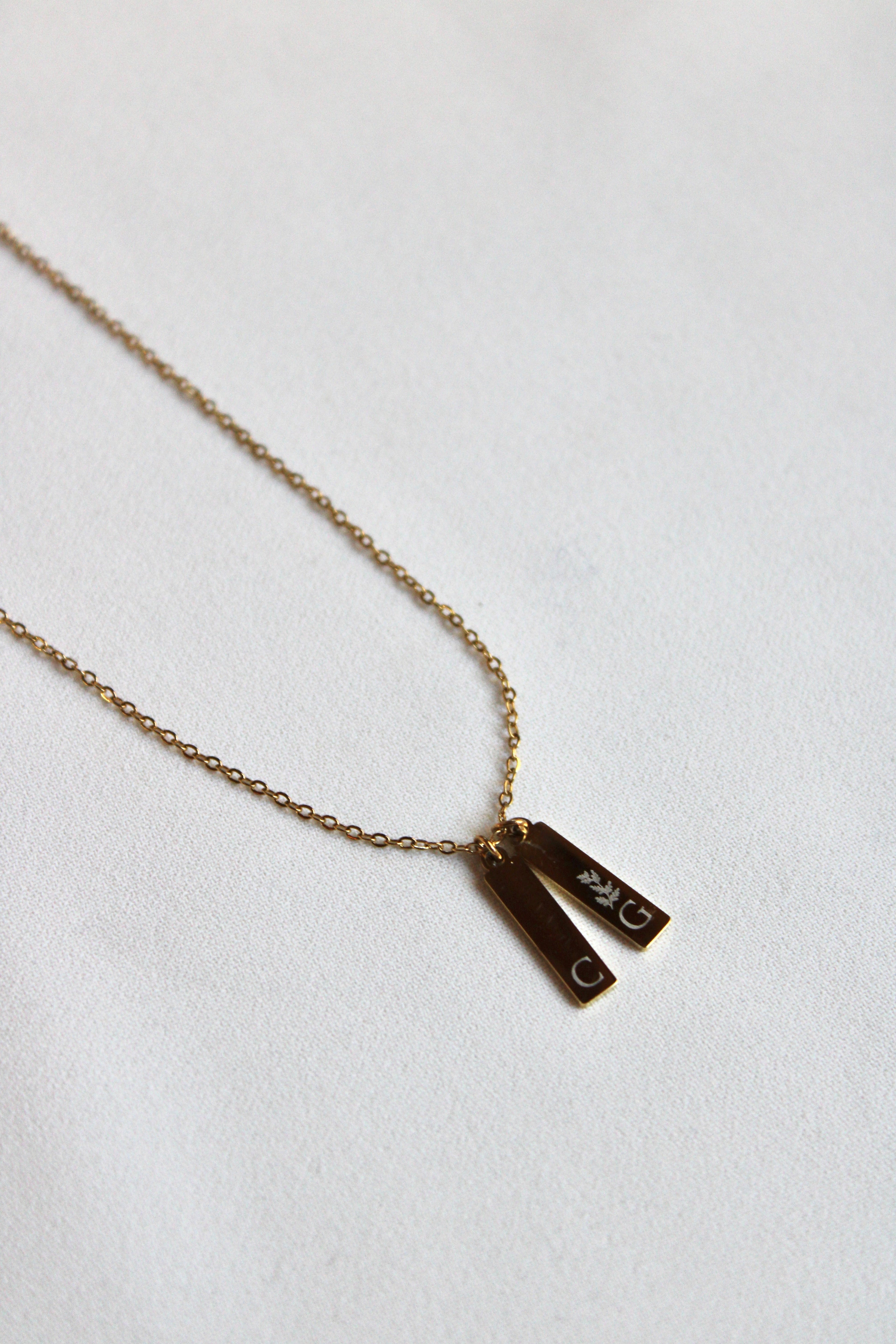 Collier gravé ÂME SOEUR Les Bijoux De Claclou