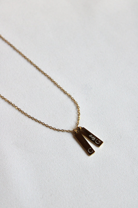 Collier gravé ÂME SOEUR Les Bijoux De Claclou