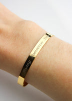 Bracelet Jonc Manchette Personnalisable Les Bijoux De Claclou