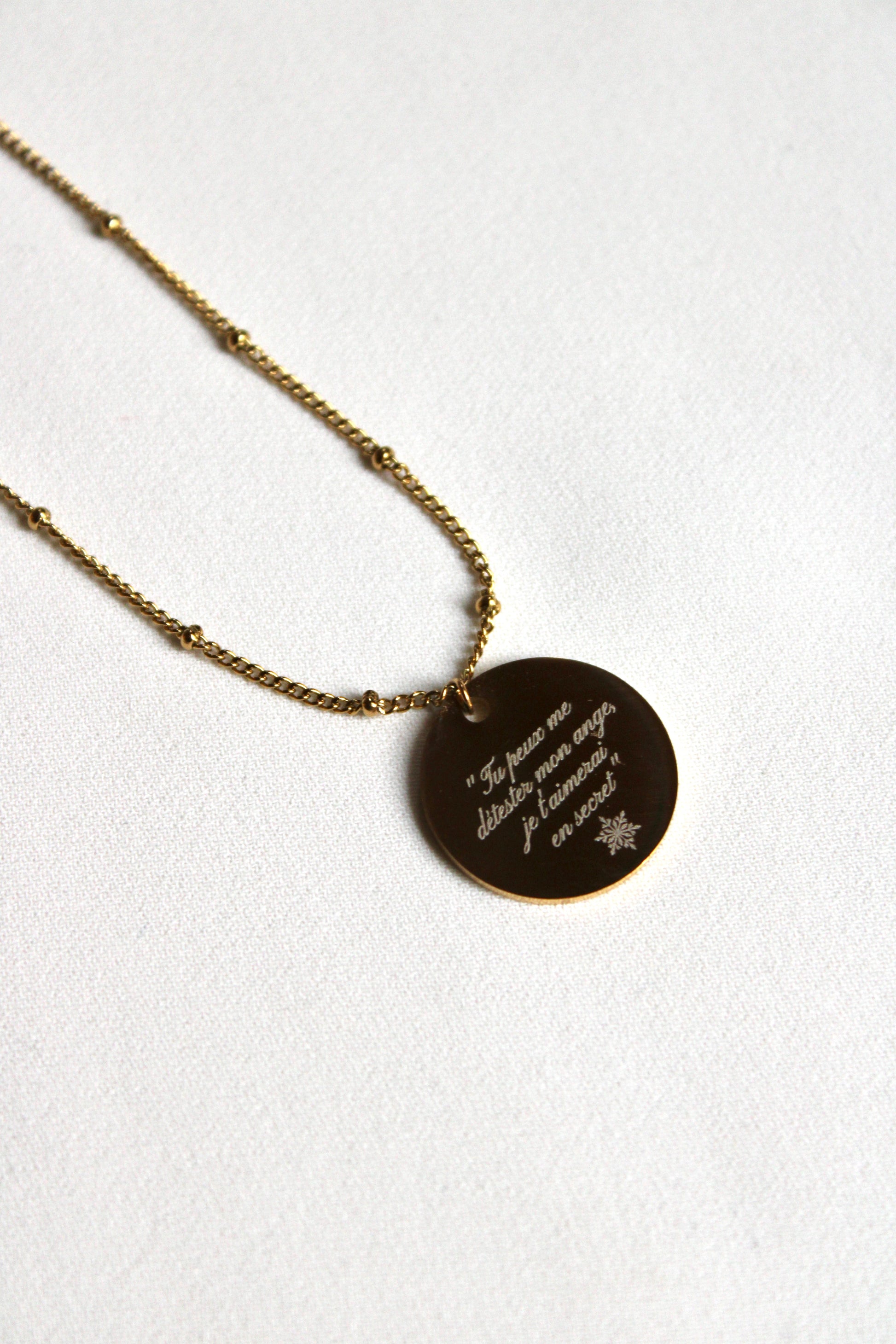 Collier pendentif HOPE IS BLUE Les Bijoux De Claclou