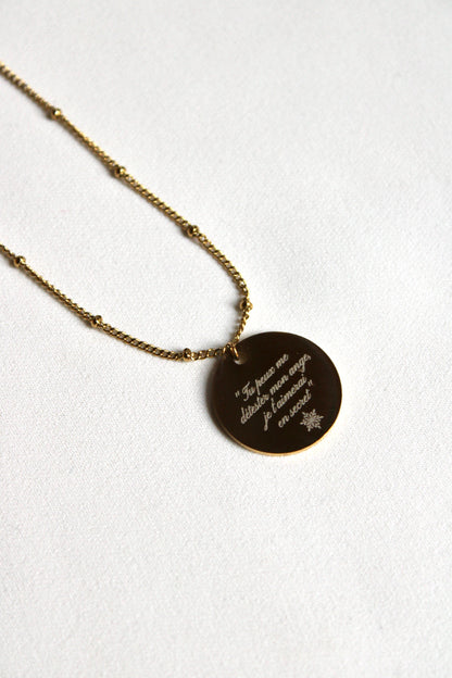 Collier pendentif HOPE IS BLUE Les Bijoux De Claclou