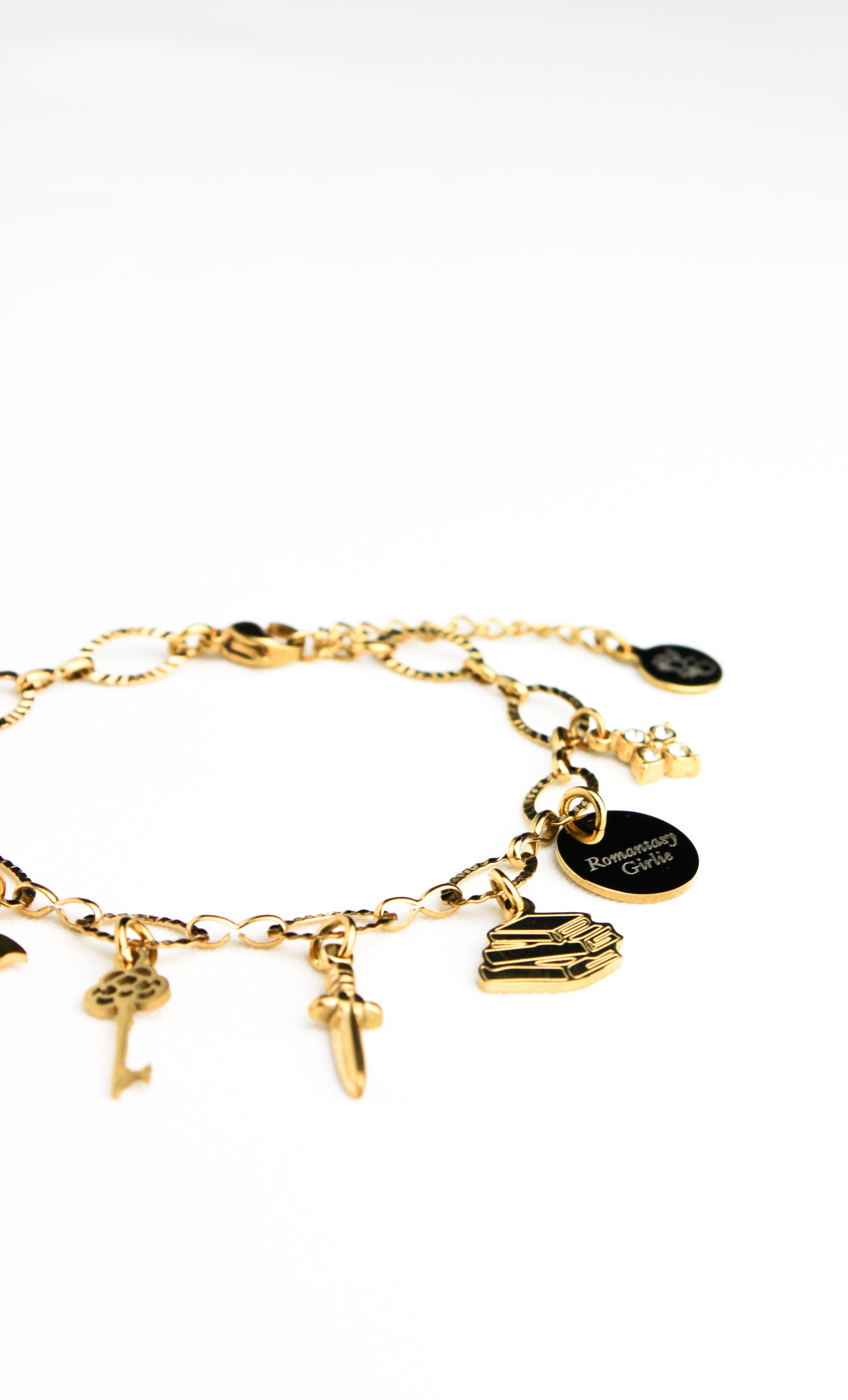 Bracelet Breloque ROMANTASY GIRLIE - ÉDITION UNIVERS LITTÉRAIRES Les Bijoux De Claclou