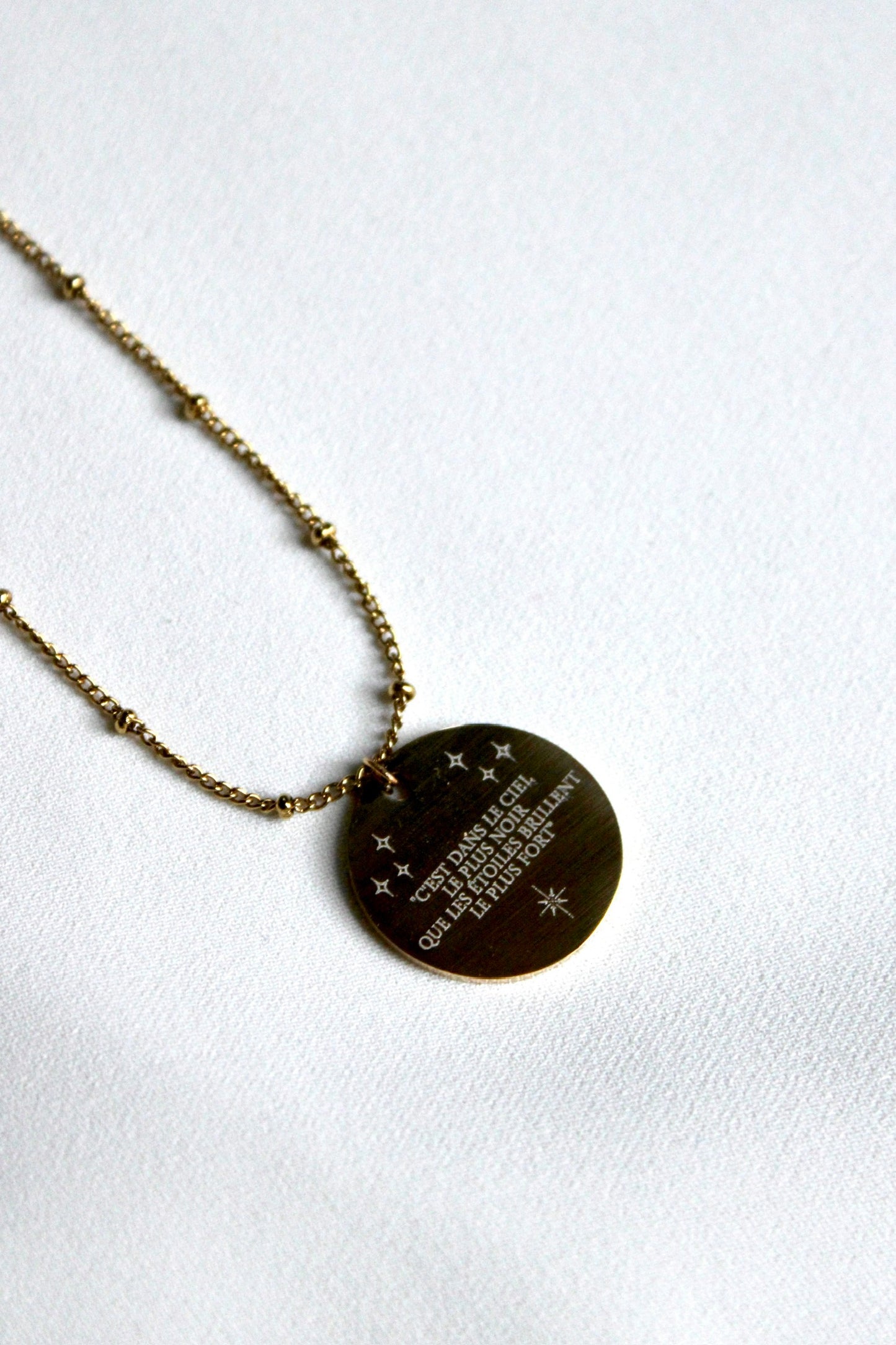 Collier pendentif BLACK VENUS