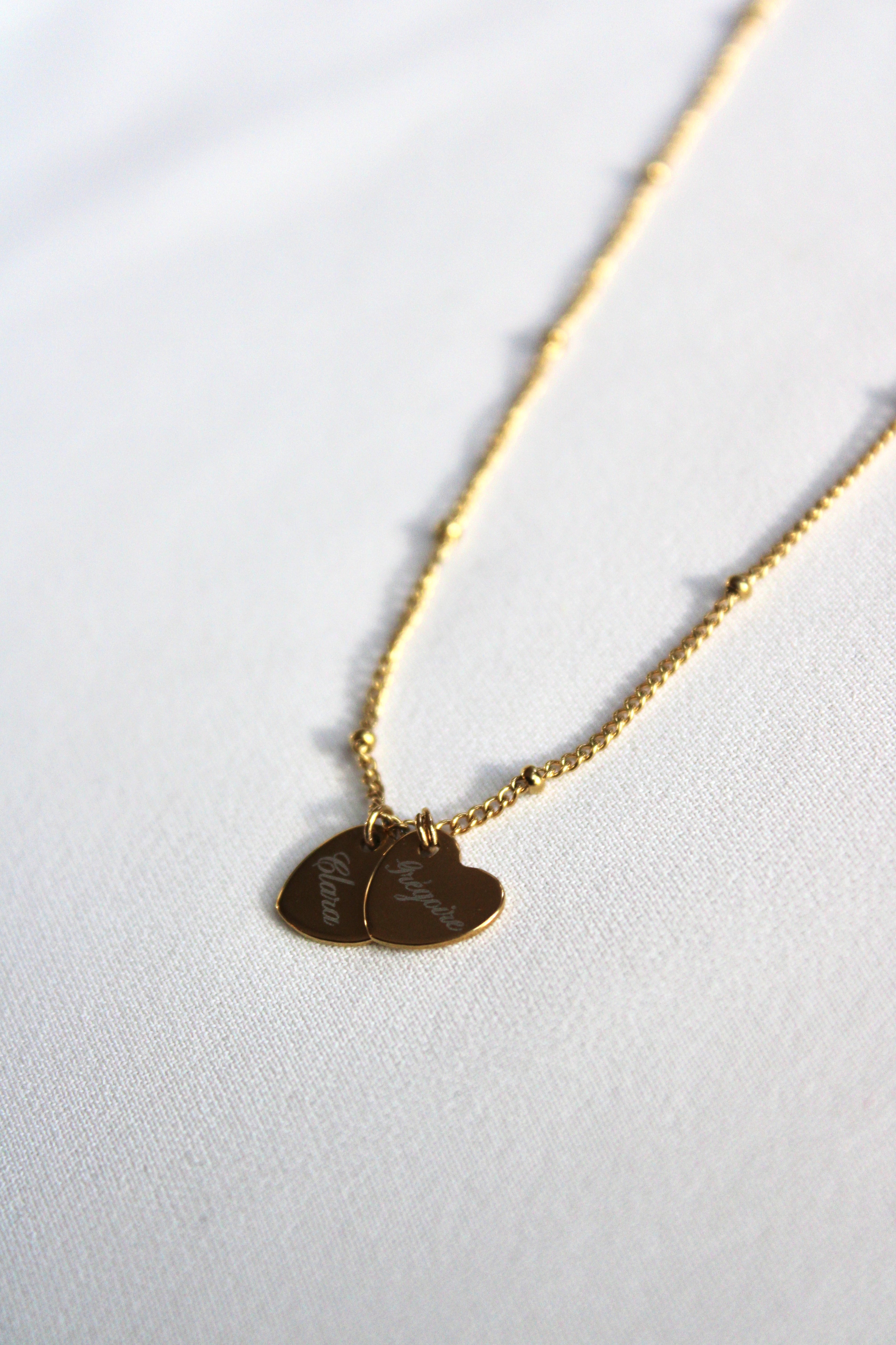 Collier gravé AMOUREUSE Les Bijoux De Claclou