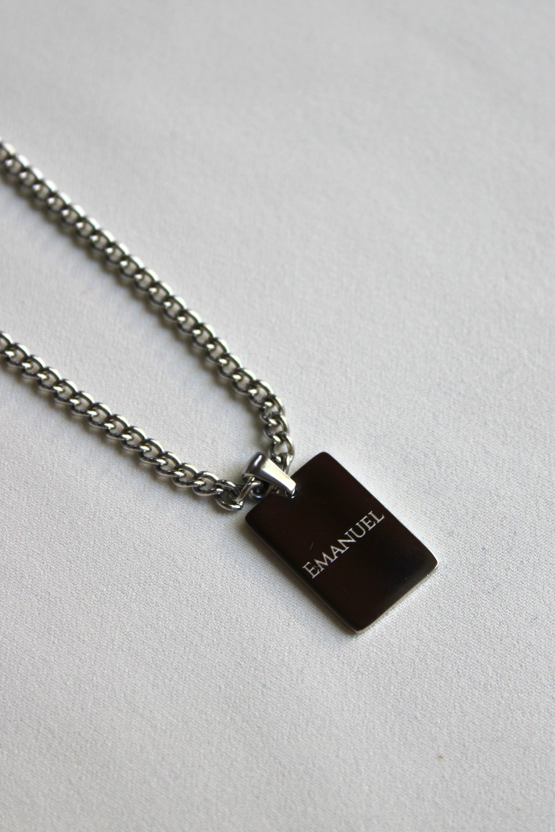 Collier gravé BEAU Les Bijoux De Claclou
