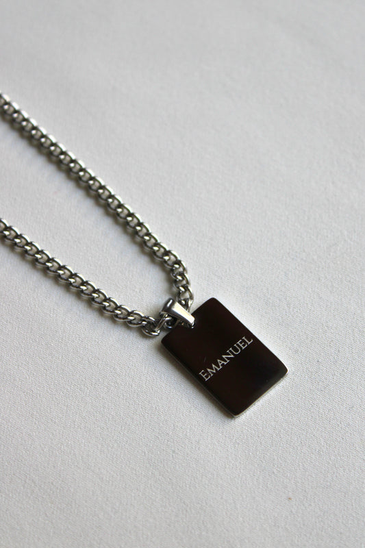 Collier gravé BEAU Les Bijoux De Claclou