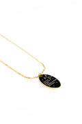 Collier gravé pendentif oval - LE PETIT PRINCE Les Bijoux De Claclou