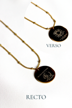 Collier gravé inspiré de livres  - Édition Littéraire Les Bijoux De Claclou