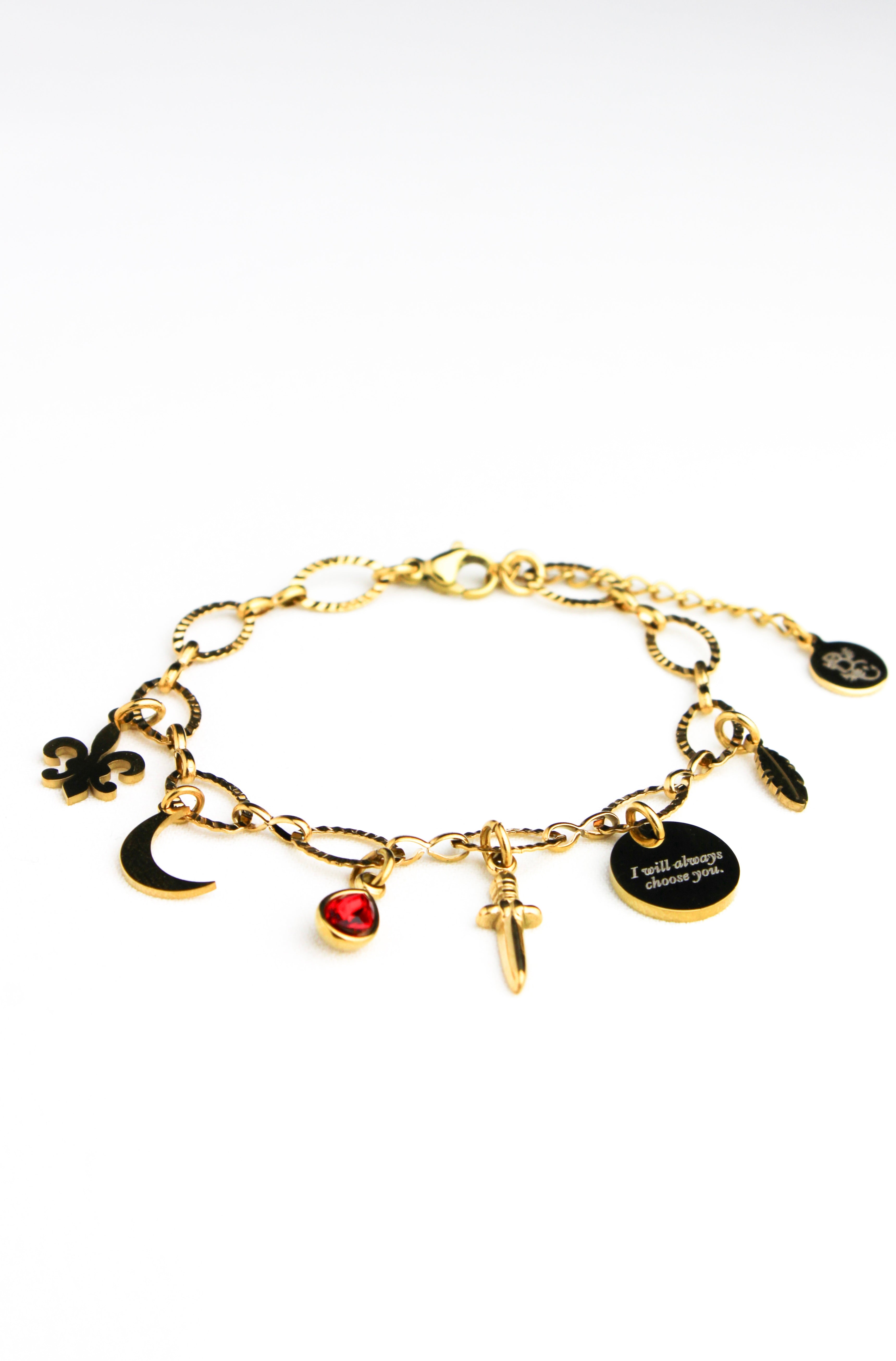 Bracelet Breloque THE VAMPIRE DIARIES - ÉDITION LIMITÉE Les Bijoux De Claclou