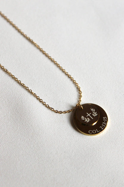 Collier gravé BÉNIE Les Bijoux De Claclou