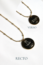 Collier gravé inspiré de livres  - Édition Littéraire Les Bijoux De Claclou