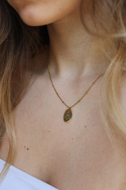Collier gravé COQUETTE Les Bijoux De Claclou