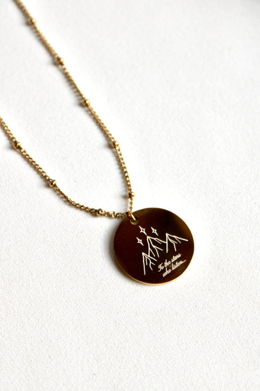 Collier pendentif ACOTAR Les Bijoux De Claclou