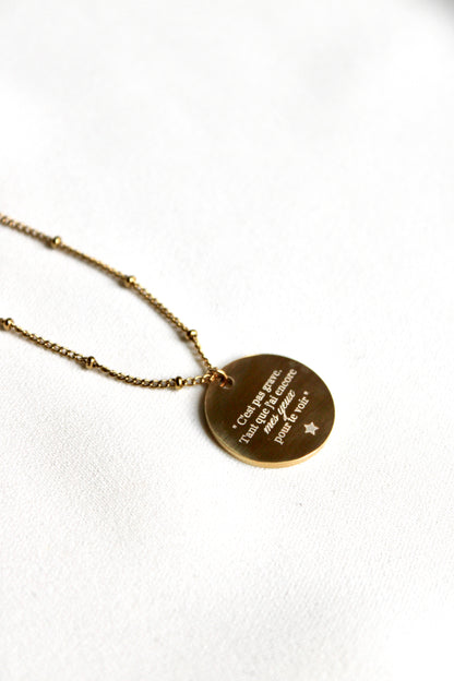 Collier pendentif UN HIVER POUR TE RÉSISTER Les Bijoux De Claclou