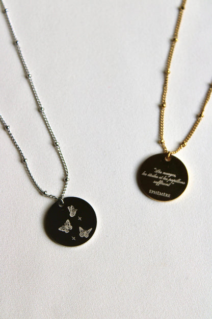 Collier pendentif ÉPHÉMÈRE Les Bijoux De Claclou