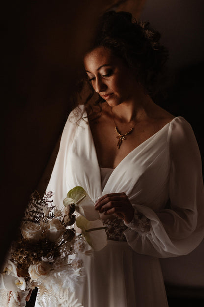 Collier DÉLICATE Doré Les Bijoux De Claclou