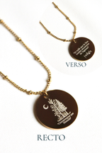 Collier gravé inspiré de livres  - Édition Littéraire Les Bijoux De Claclou