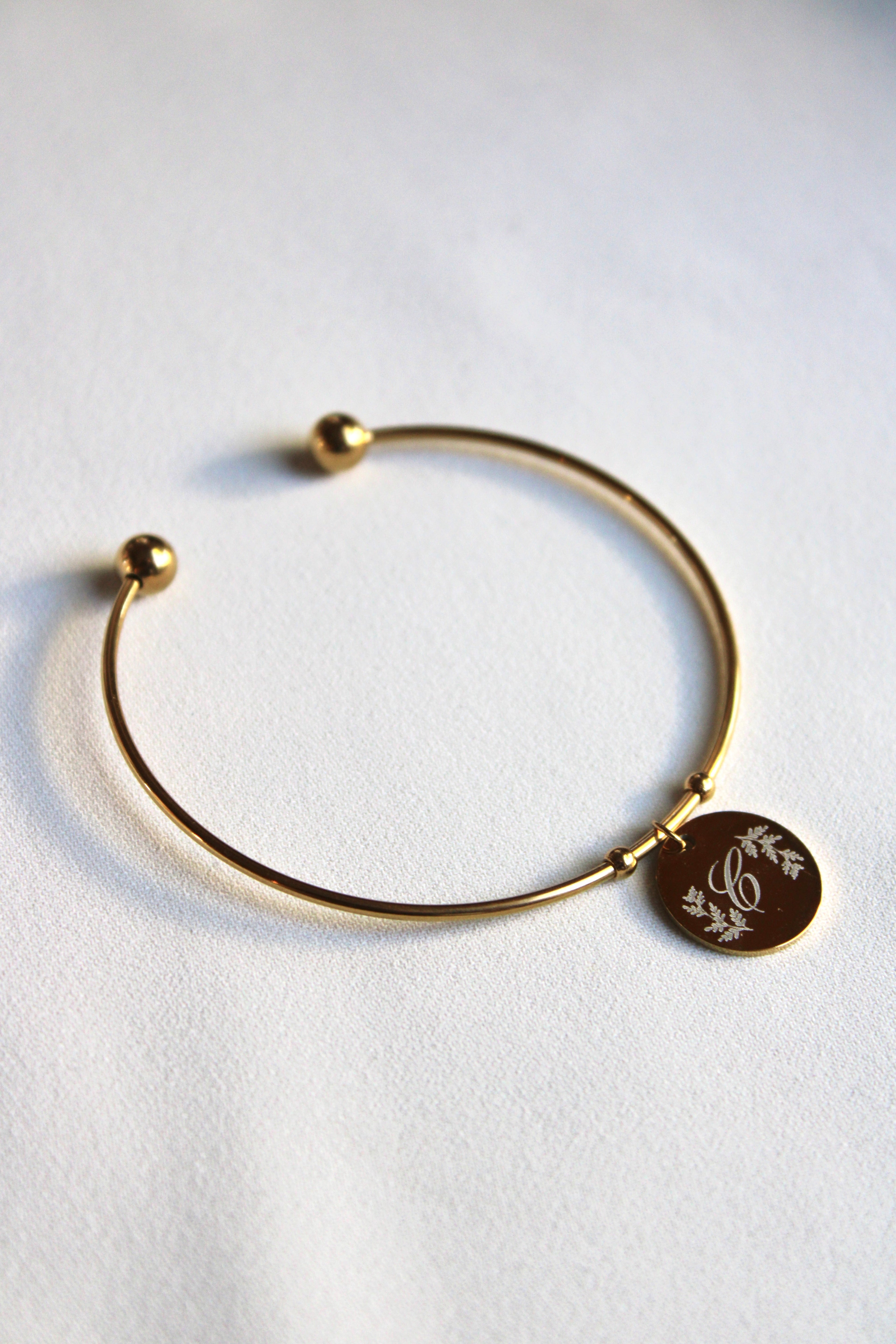 Jonc gravé CHARMANTE Les Bijoux De Claclou