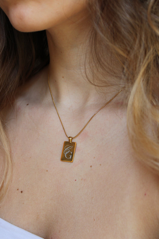 Collier gravé MINIMALISTE Les Bijoux De Claclou