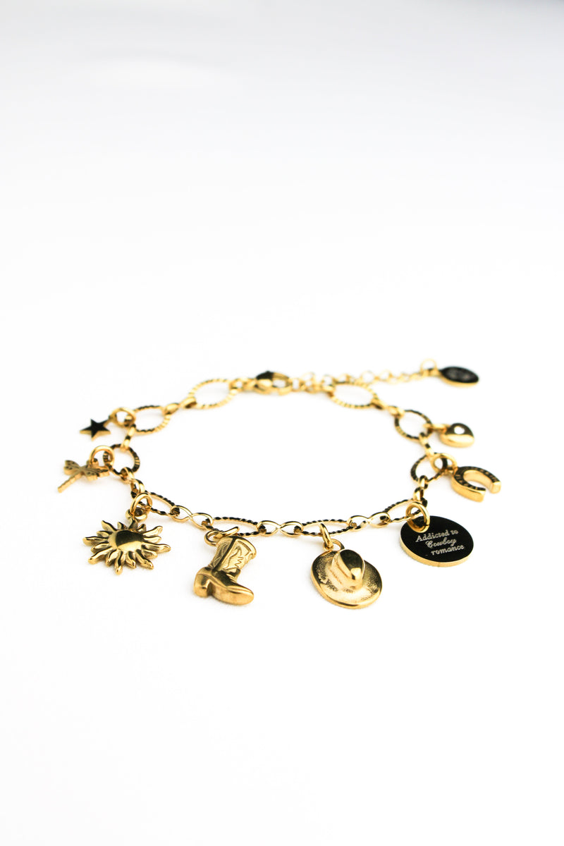 Bracelet Breloque COWBOY ROMANCES GIRLIE - ÉDITION UNIVERS LITTÉRAIRES Les Bijoux De Claclou