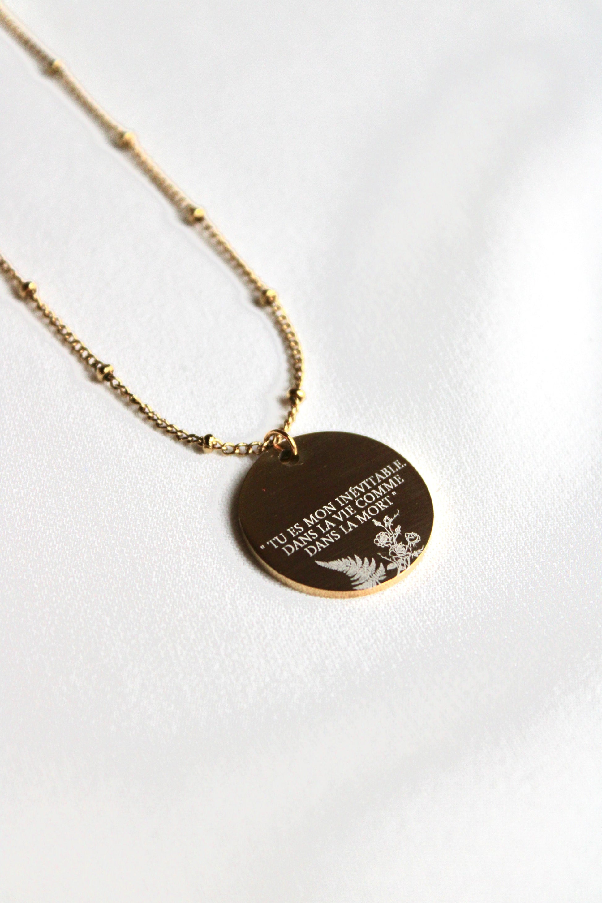 Collier pendentif FEARLESS Les Bijoux De Claclou