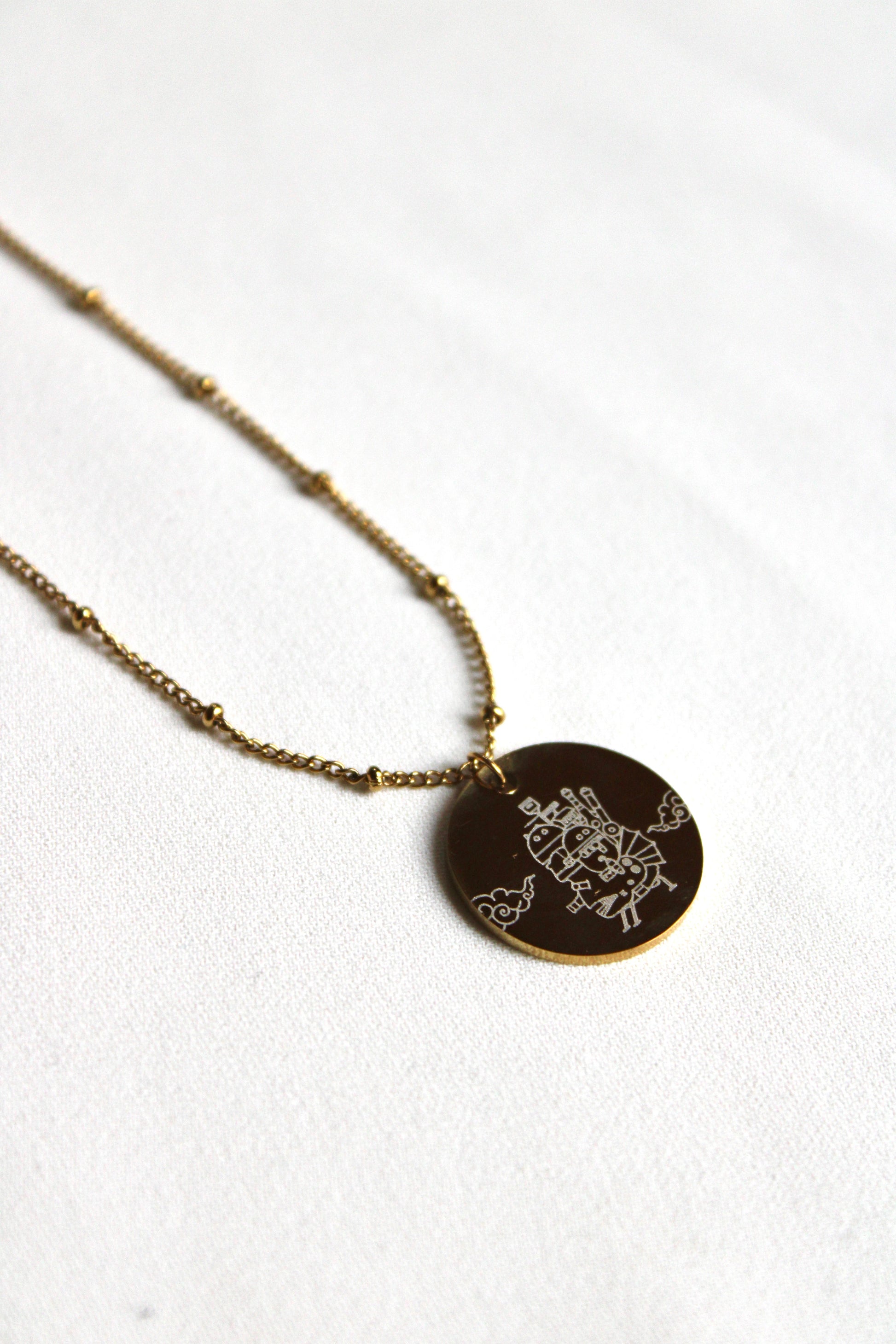 Collier pendentif LE CHÂTEAU AMBULANT Les Bijoux De Claclou