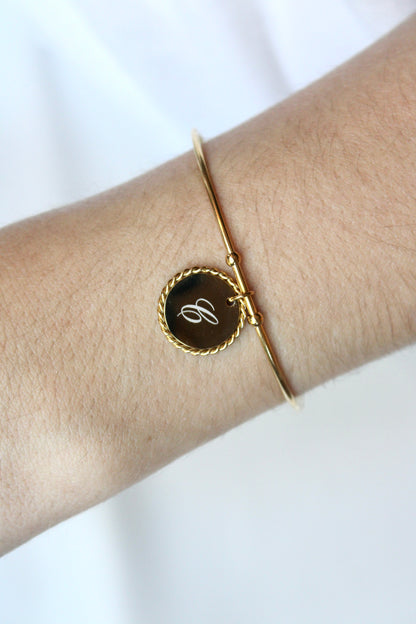 Jonc gravé Chérie Les Bijoux De Claclou