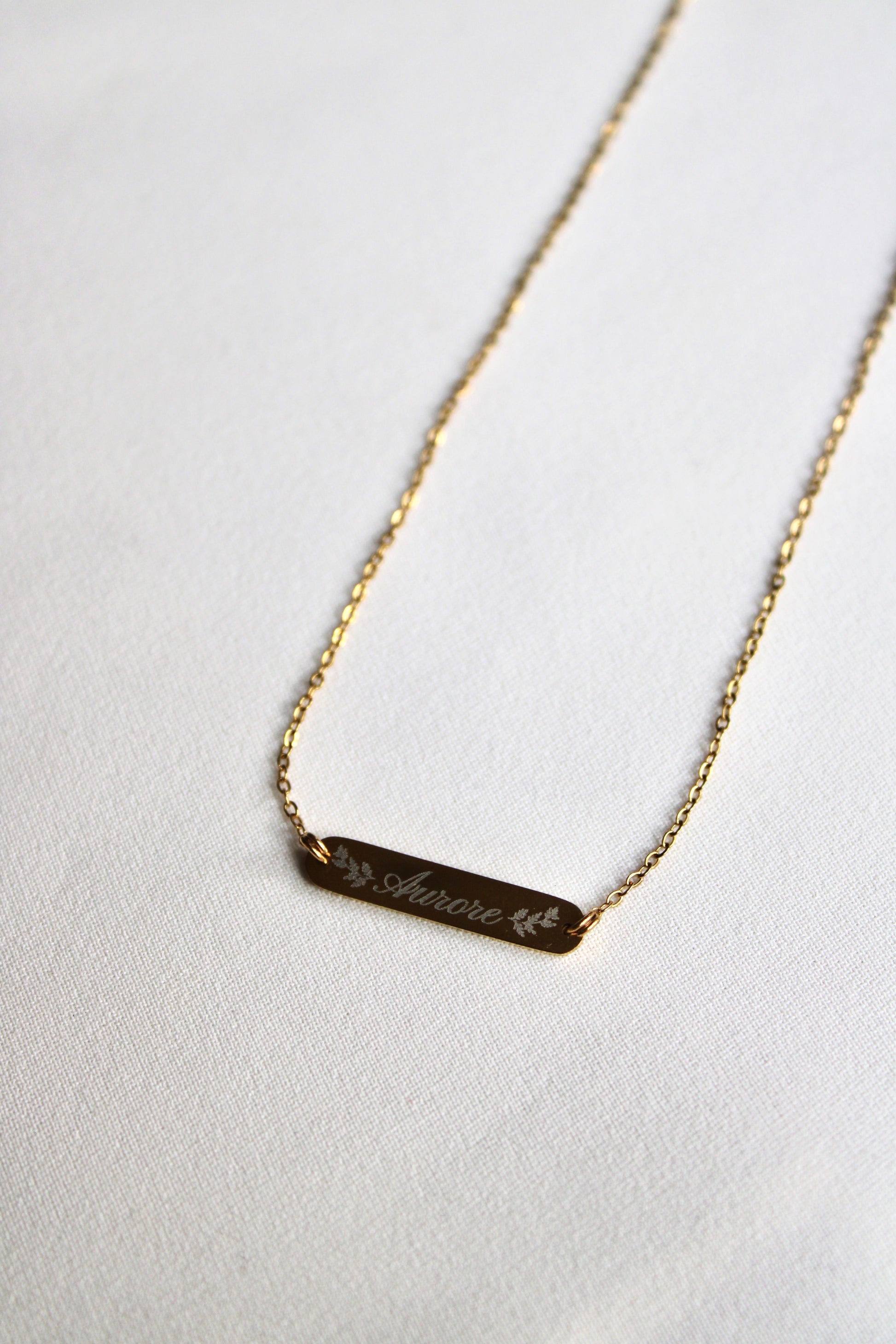 Collier gravée GRACIEUSE Les Bijoux De Claclou