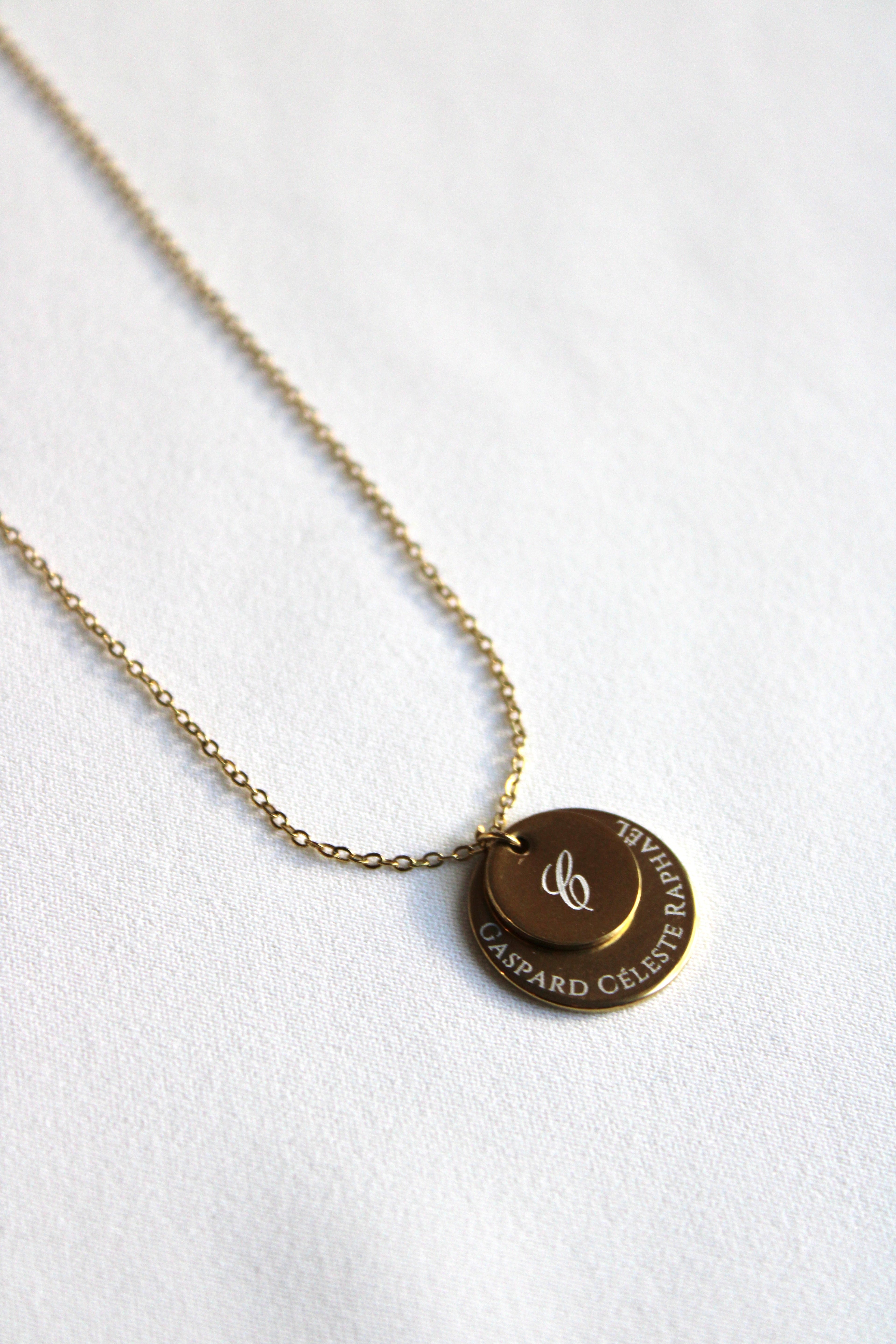 Collier gravé AIMANTE Les Bijoux De Claclou