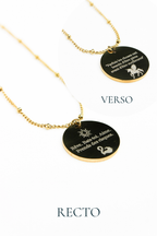 Collier gravé inspiré de livres  - Édition Littéraire Les Bijoux De Claclou