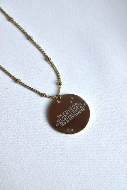 Collier pendentif MAD MAJESTY Les Bijoux De Claclou