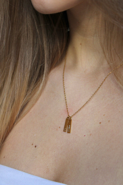 Collier gravé ÂME SOEUR Les Bijoux De Claclou