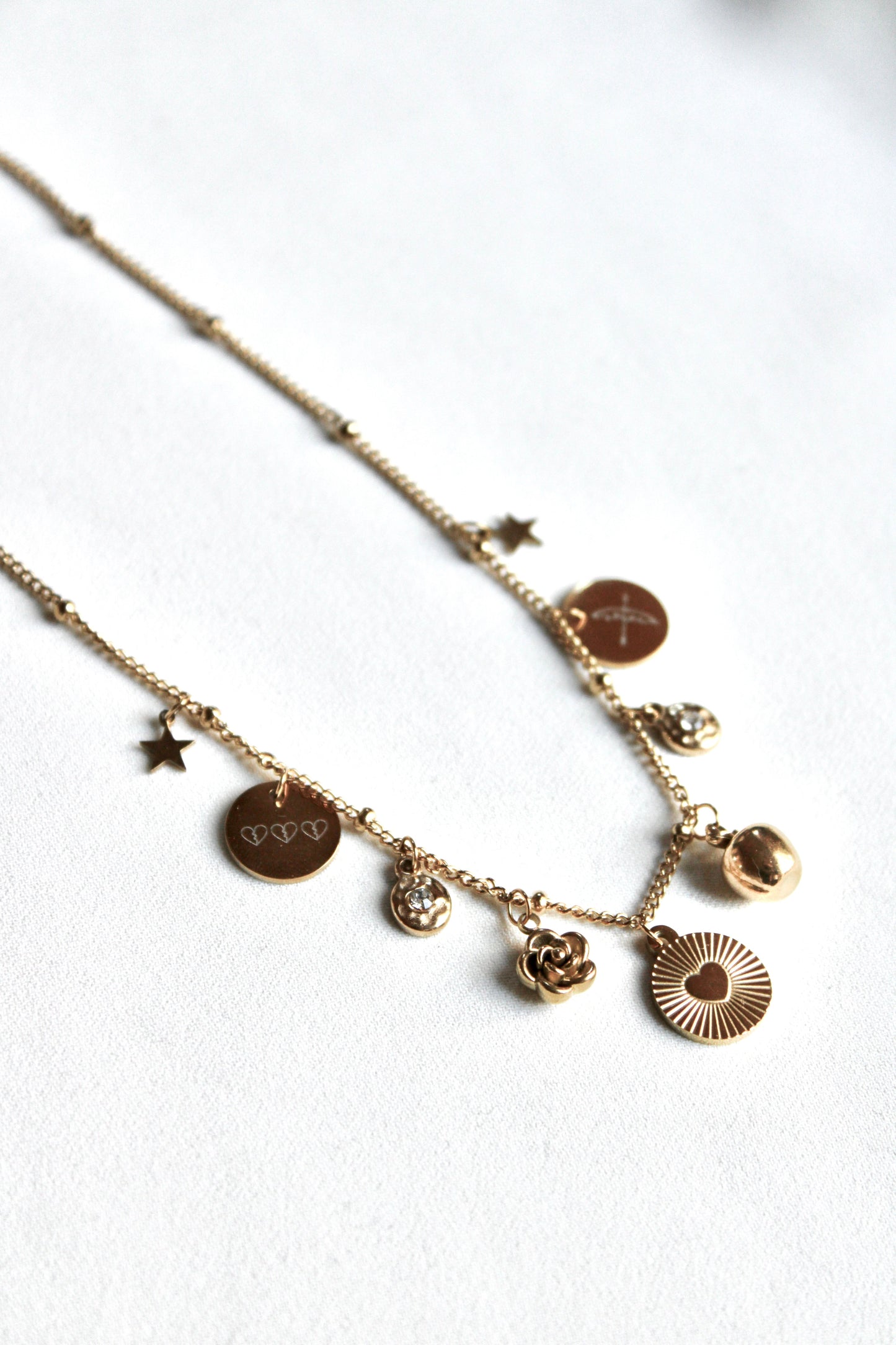 Collier breloques ONCE UPON A BROKEN HEART Les Bijoux De Claclou