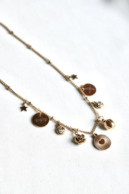 Collier breloques ONCE UPON A BROKEN HEART Les Bijoux De Claclou