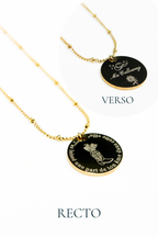 Collier gravé inspiré de livres  - Édition Littéraire Les Bijoux De Claclou